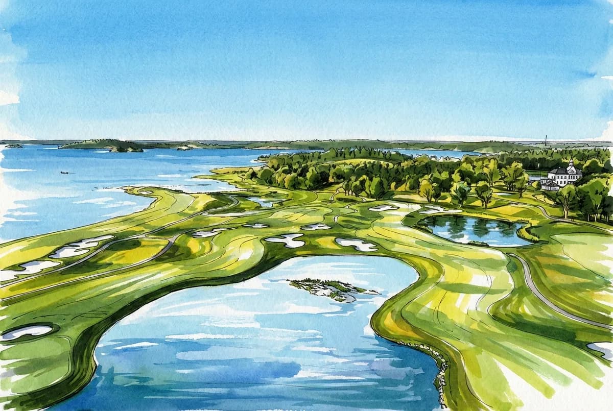 Bro Hof Slott Golf Club (Stadium), Sweden