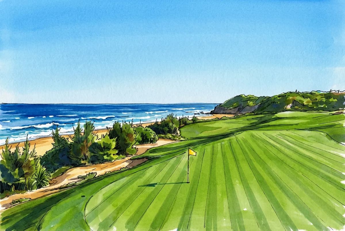 Shanqin Bay Golf Club, China