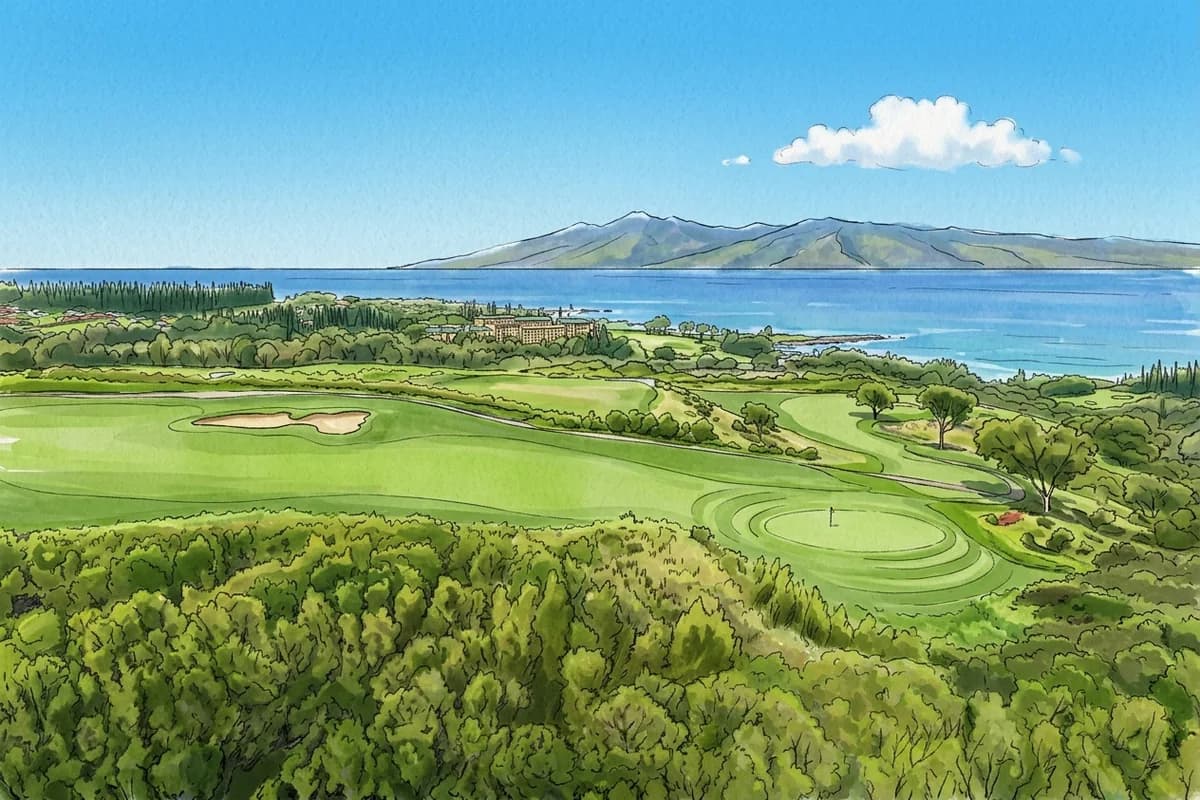 The Kapalua Golf Resort ~ The Plantation Course, United States
