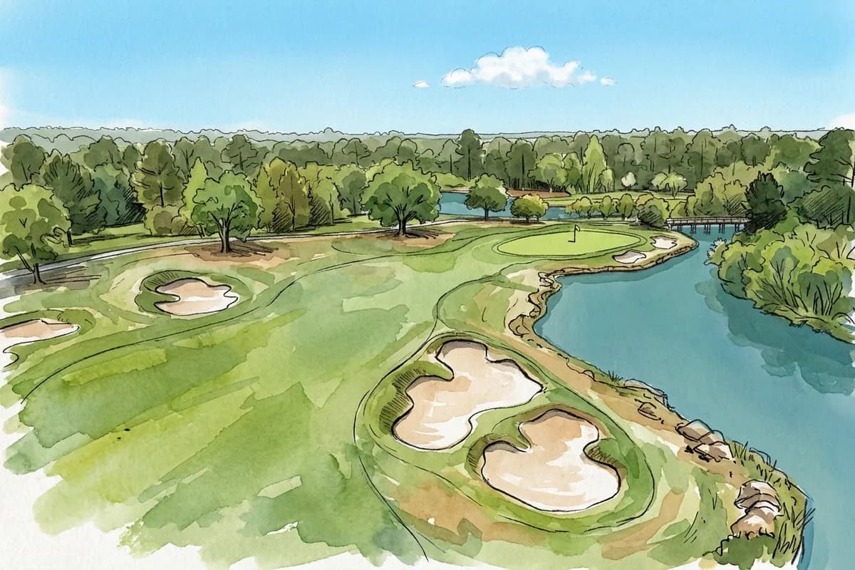Fallen Oak Golf Club, United States